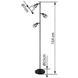 Globo 54308S - podna lampa hubertus 3xE14/40W/230V | Eponuda.com