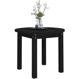  Stolić za kavu crni Ø 55x45 cm od masivne borovine | shoptok.hr