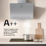 Klarstein Silver Lining kosa napa | Režim ekstrakcije i recirkulacije | Visokokvalitetni dizajn | 597 m³/h | 60 cm | shoptok.hr