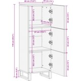 vidaXL Omare in policami za shranjevanje medijev Bela in črna | Shoptok.si