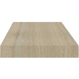 vidaXL plutajuća zidna polica boja hrasta 50 x 23 x 3,8 cm MDF | shoptok.hr