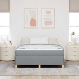  Krevetna konstrukcija Svijetlo siva 140 x 200 cm tkanina | shoptok.hr