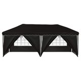  Rastezljivi šator za zabave 575 x 288 x 245 cm Crna | shoptok.hr
