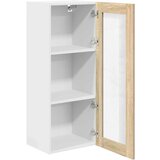 vidaXL Viseča omarica s polico Riga Sonoma hrast 40 x 31 x 100 cm | Shoptok.si