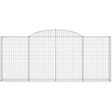  Lučne gabionske košare 10kom 300x30x120/140cm pocinčano željezo | shoptok.hr