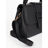 Shelvt Black small handbag with gold elements | Shoptok.si