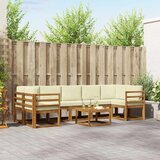  Set vanjskih sofa 8 kom. Prirodna i krem | shoptok.hr