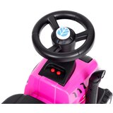  Guralica Traktor za vožnju s prikolicom za djecu, interaktivni volan, zvukovi, roza | shoptok.hr