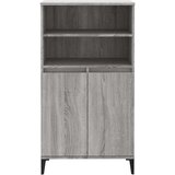  Visoka omara siva sonoma 60x36x110 cminženirski les, (20653990) | Shoptok.si