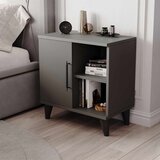 Hanah home noćni ormarić Rose, 55,5 cm, antracit | Eponuda.com