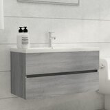 vidaXL Ormarić za umivaonik boja hrasta sonome 90x38,5x45 cm drveni Cijene