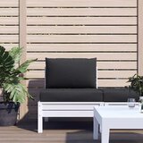  Jastuci za sofu od paleta 2 kom crni od tkanine | shoptok.hr