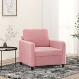 vidaXL fotelj roza 60 cm žamet | Shoptok.si