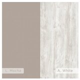Hanah home glynn white mocha | ePonuda.com