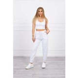 Kesi Set of top+pants white Cijene