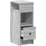  Noćni ormarići 2 kom s ladicama sivi Sonoma 25x31x66 cm | shoptok.hr