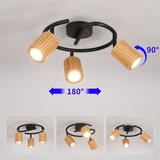  Brilagi - Tačkasto svetlo MODERN WOOD 3xGU10/8W/230V drvo/crna | Eponuda.com