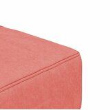  Dvosjed na razvlačenje s dva jastuka ružičasti baršunasti | shoptok.hr