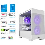 MEGA Računalnik MT S7X i5-14400F/RTX5060Ti-16GB/16GB/1TB-4.0/750W/Brez OS/bela RGB + Estetski napajalni kabli [Vijolična / Bela], (5000130898) Cene