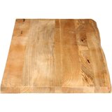 Stolna Mizna plošča z naravnim robom 140x60x3,8 cm trden mangov les, (21412017) | Shoptok.si