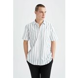 Defacto Relax Fit Shorts Sleeve Striped Shirt Cene