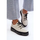S. BARSKI Women's Leather Platform Loafers S.Barski Cene