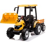 Traktor na akumulator s prikolicom MEGA D68 - žuti | shoptok.hr