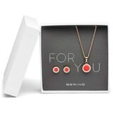 Bering komplet minđuše + ogrlica 427-707-RED Cene