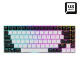 Sharkoon Tastatura gaming mechanical, SGK50 S3 white, Gateron Yellow, US layout | Eponuda.ba