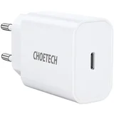 Omrežni polnilec Choetech Q5004 EU USB-C, 20W (bel), (20633196)