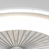  Brilagi - LED prigušiva svetiljka sa ventilatorom RONDA LED/48W/230V srebrna+daljinski upravljač | Eponuda.com