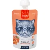 Cat Tasty Meat Paste - losos, piščanec in korenček 90 g
