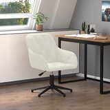  Okretna uredska stolica krem baršunasta | shoptok.hr