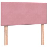 Box Spring krevet s madracem ružičasti 90x210 cm samt | shoptok.hr