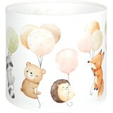 Brilagi Univerzalni abažur BOBO E27 pr. 15 cm bela/sa motivom životinja u
