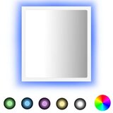 vidaXL lED kupaonsko ogledalo bijelo 40x8,5x37 cm konstruirano drvo | shoptok.hr