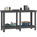  Radni stol siva 140x50x80 cm od masivne borovine | shoptok.hr
