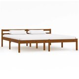 The Living Store Posteljni okvir medeno rjav iz trdne borovine 160x200 cm - Posteljni Okvir, (21531077) | Shoptok.si