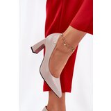 VINCEZA Elegant Heels On Block Heel | Shoptok.si