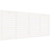  Stensko posteljno vzglavje belo 156x3x91,5 cm trdna borovina, (20737483) | Shoptok.si