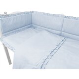 MimiNu Premium posteljina za dječji krevetić 3-dijelni set Royal Baby Blue | shoptok.hr