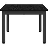  Klubska miza Črna Orehovina 60 x 50 x 36 cm Konstruiran les, (5000120321) | Shoptok.si