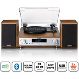 Lenco MC-160WD stereo sistem z gramofonom in zvočnikoma | Shoptok.si