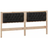  Uzglavlje Ostalo Smeđa i crna 180 cm Masivna borovina | shoptok.hr