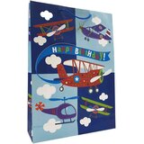 Eureka ukrasna kesa jumbo birthday planes 33x45x10 cm
