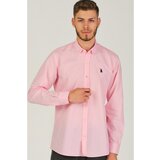 Dewberry G725 men's shirt-dark pink Cene