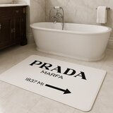Mila Home Bela žametna kopalniška preproga 60x100 cm Prada – | Shoptok.si