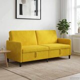 SOFA s pohranom Žuta 192 x 78 x 87 cm Poliester | Shoptok.si