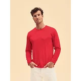 Fruit Of The Loom Iconic Men's Red T-shirt