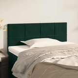  Uzglavlje tamnozeleno 80 x 5 x 78/88 cm baršunasto | shoptok.hr